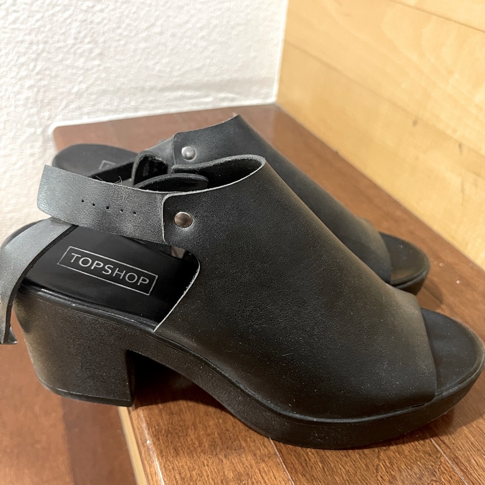 Topshop Chunky Heels Size 38 Italy